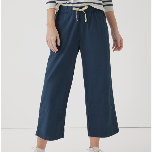 Pact Organic Cotton Casual Pants - Women's Size M - Blue - Picture 10 of 11